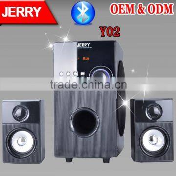 2016 higher quality 2.1 new model wooden speaker