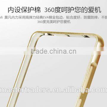 Original MOFI PU Leather Back Cover Case With Metal Frame For Xiaomi Note MT-3403 photo-5