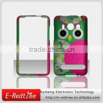 rubber owl mobile cover printing for HTC EVO 4G