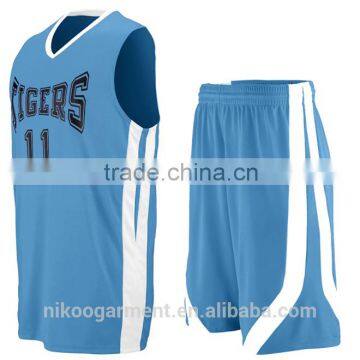 Cool dry outdoor oem basketball jersey and short design