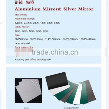 2-12mm Double Painted Silver Mirror and Aluminium Mirror Made From Float Glass photo-3