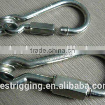 Carabiner Manufacture Hardware Stainless Steel AISI 316 304 Chain Quick Link With Thimble, Chain Assories China photo-4
