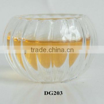 Senior double wall glass cup,unbreakable glass cups