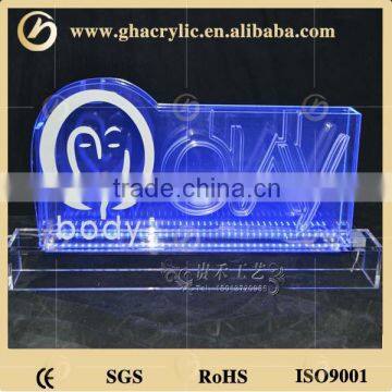 High Quality Acrylic Lucite Ice Sculpture With LED in Edge photo-3