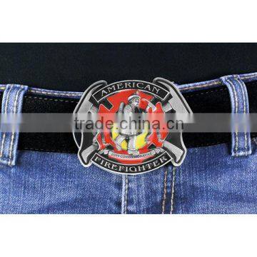 American Firefighter Enamel 2014 Commemorative Belt Buckle