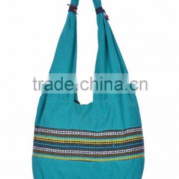 Cotton Fabric Shopping Shoulder Bag photo-2
