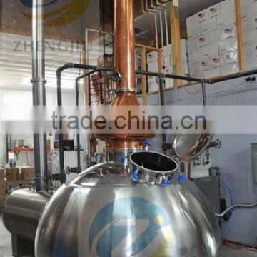500 Gallon Hybrid Pot Still With Short Copper Column