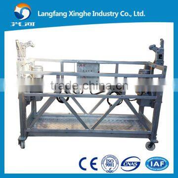 zlp800 aluminum electric scaffolding / construction gondola / window cleaning / ltd80 hoist cradle