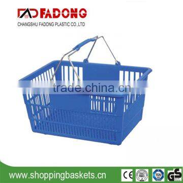 Supermarket Plastic Shopping Basket photo-2