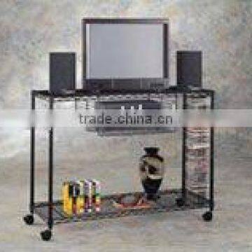 2-Tier Metal TV Shelve Unit