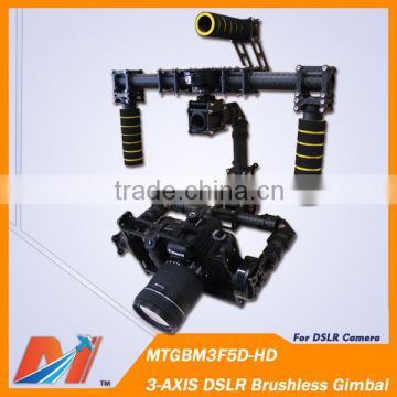 Maytech 3 axis DSLR hand held gimbal brushless for Canon 5D camera gimbal for aerial photography