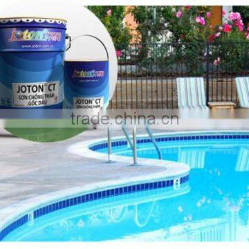 Waterproof Paint Solvent-based Weather resistant for Swimming Pool & other surfaces JOTON CT