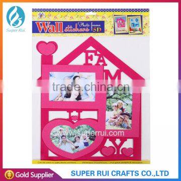 2015 Beautiful and Best Quality DIY Wall Sticker Photo Frame for Decorate Room photo-2