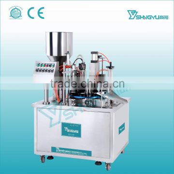 China supplier shangyu semi-automatic laminated tube filling and sealing machine price