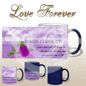 OEM China Factory Love Letter Mug 11oz custom printing design wedding gift mug