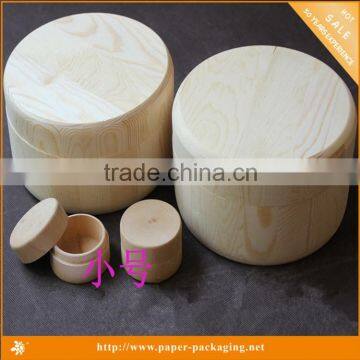 2015 Best Selling Items Round Small Wooden Cosmetic Packaging Boxes with Lids                        
                                                Quality Choice