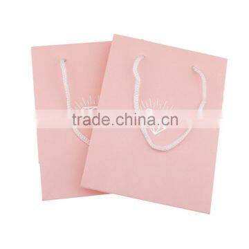 jewelry gift packaging box/ art paper packaging bags with string