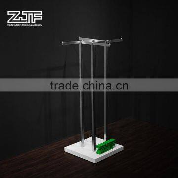 ZJF Portable Metal Display Rack Garment Stainless Steel Rack Display photo-2