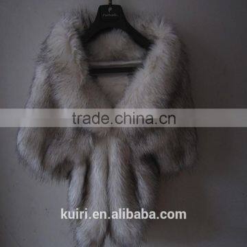 New Ivory Faux Fur Wrap Bridal Bolero Warm Shawl Women's Shrug Stole Jacket photo-5