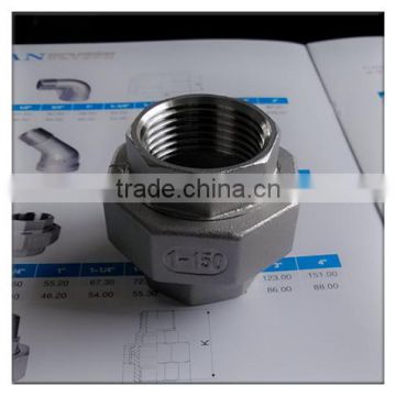 1 1/4" BSP union cone face Stainless Steel 316 Female Threaded Pipe Fitting BSPT