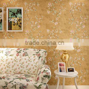 American Design Flower Multicolored Decoration Home Wallpaper photo-2