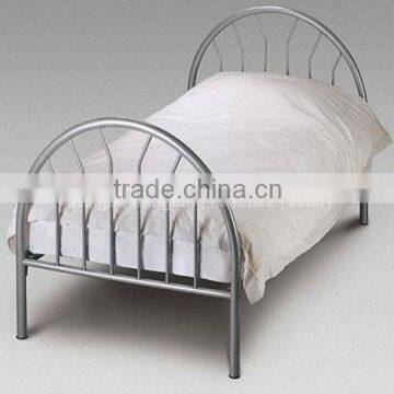 metal single bed with wooden base,modern iron bedroom designs furniture sets China 2013 B-10