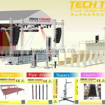 12M * 10M * 8M Roof Lighting Sound Truss System
