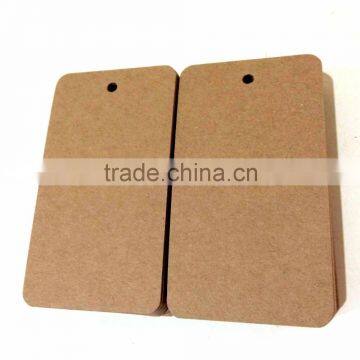 9cm x 5cm rectangle kraft paper hang tag (M-HT175)