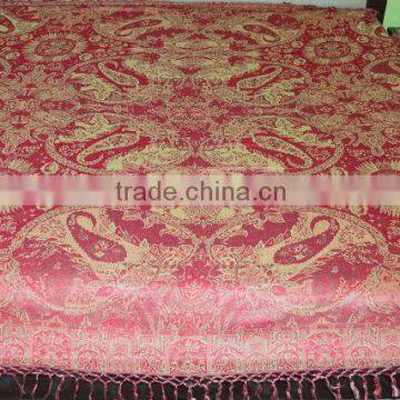 indian wool silk bedspreads