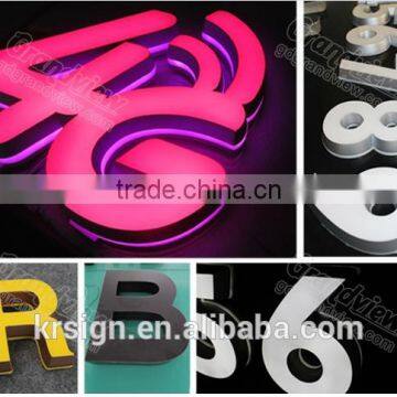 OEM Customized Outdoor Advertising Display Epoxy Resin Led Frontlit Letter Resin Wall Letters Quality Choice photo-5