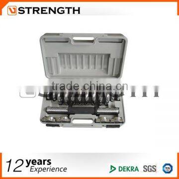 15KGS CAST IRON/CHROME DUMBBELL SET photo-2