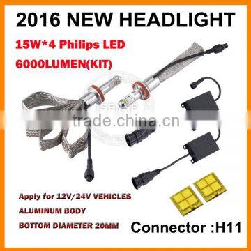 2016 NEW (PHI-LUXEON MZ) LED HEADLIGHT (H11)