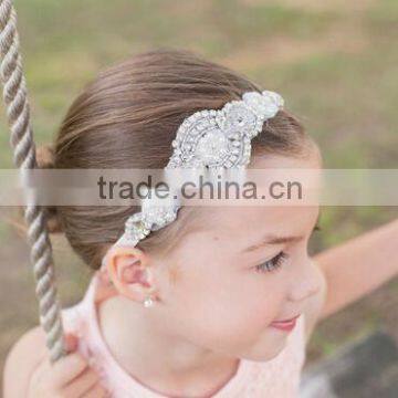 Crystal Headband, Elegant Women Headbands, Silver Bridal Headpiece Wedding, Many Colors to Choose From