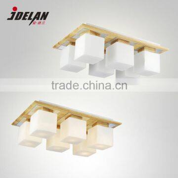 4 Lamps Wooden Lamp Living Room Lamp Dining-room and Lanterns Pendant Lamp Wood Lighting