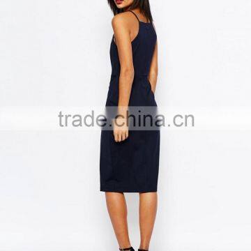 Wholesale Summer Latest Black Spaghetti Women Mini Dress photo-4