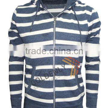 high quality with cheap price men's yarn dye CVC fleece wear