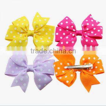 Girls fashion hair accessory floral boutuque bows