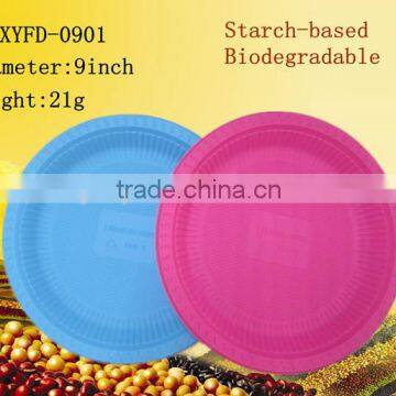 9 Inch Plate Biodegradable Disposable Plastic Dishes Quality Choice