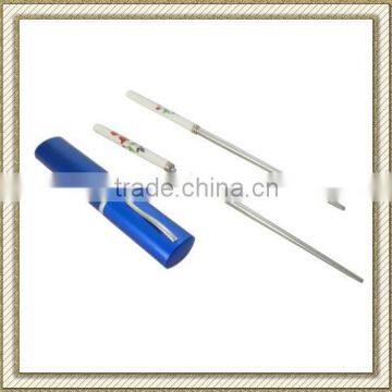 CL1Y-CS208 Stainless Steel Folding Chopsticks with Ceramic head