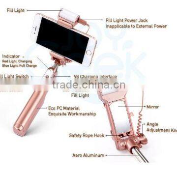 2016 New Items Mobile Phone Selfie Stick Monopod Remote Bluetooth Shutter Control