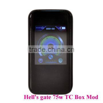 Authentic TC box mod Hell's gate 75w mini mod with high power