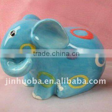 Ceramic cartoon elephant saving box