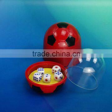 Bar Entainment Dice Cup Cute Disign /plastic Football Design Dice Cup With Lid photo-6