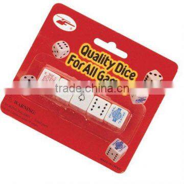 Plastic Dice Set TFB-16PBL