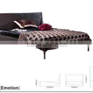 modern leather bed