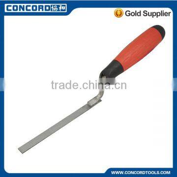 Jointing trowel with soft grip, carbon steel blade