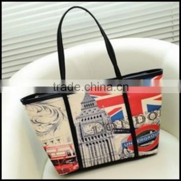 Winter 2015 New Europe retro Handbag Shoulder Bag Handbag hand-painted graffiti leisure bag