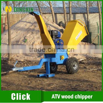 ATV Towable wood chipping machine