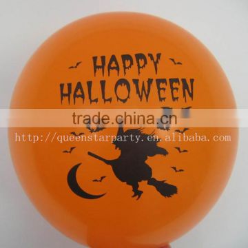 Helium balloon Halloween balloons printed latex balloon 1 side 1 color logo