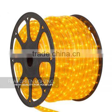 220V Yellow UV-Resistant LED Rope Light